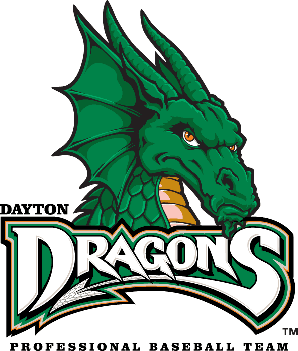Dayton Dragons 2000-pres primary logo iron on transfers for T-shirts